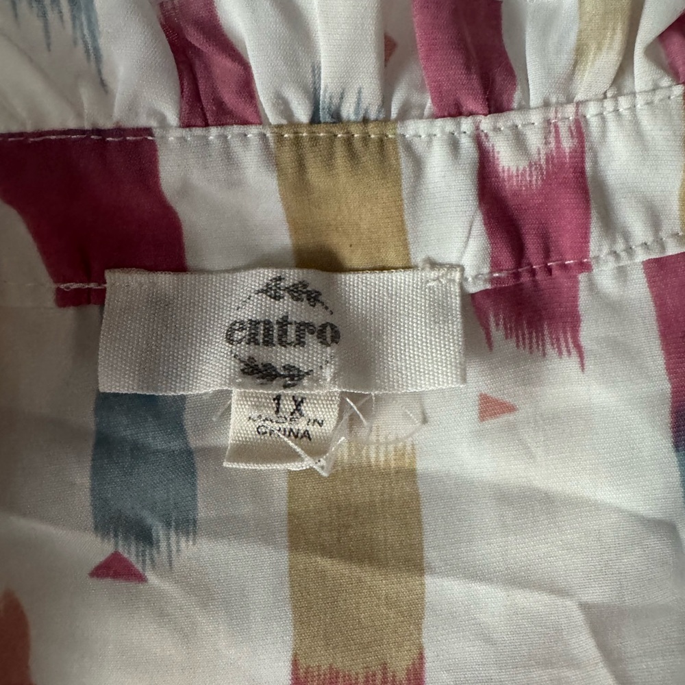 Entro Multicolor Striped Blouse - Picture 2 of 2